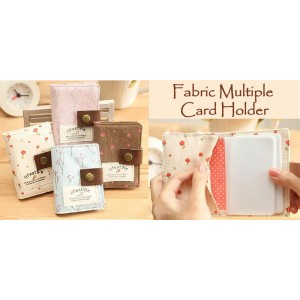Fabric Multiple Cardholder
